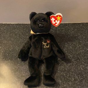 The end bear Beanie Baby